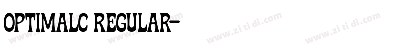 OptimalC Regular字体转换 OptimalC Regular字体转换